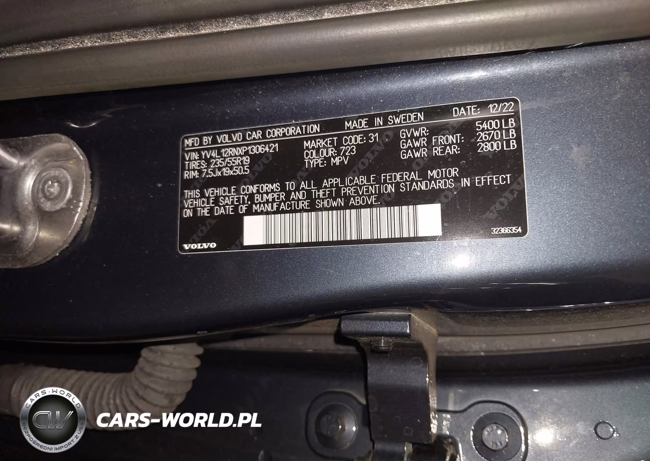 2023 Volvo Xc60 B5 Plus Bright Theme VIN:YV4L12RNXP1306421 - 9