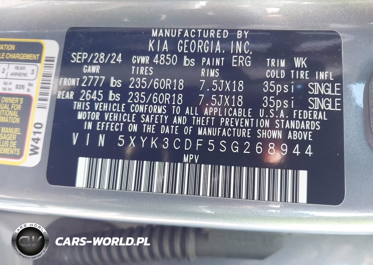 2025 Kia Sportage Ex VIN:5XYK3CDF5SG268944 - 9