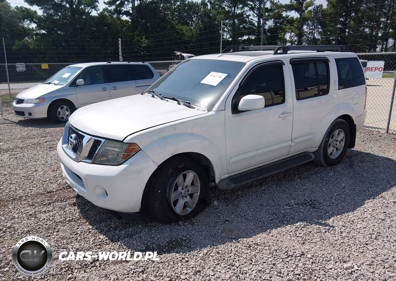 2008 Nissan Pathfinder Se VIN:5N1AR18U48C648308 - 2