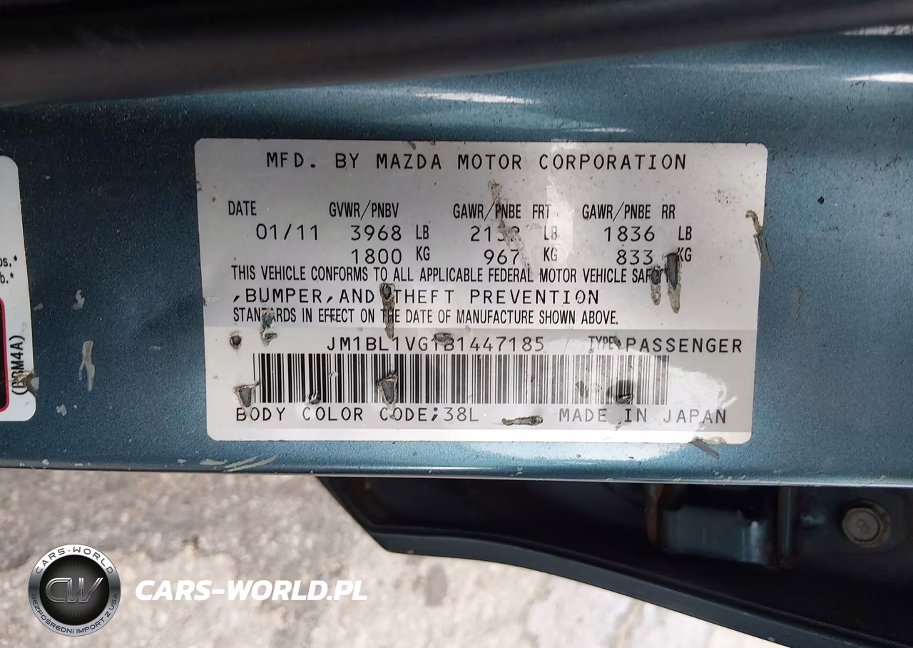 2011 Mazda Mazda3 I Touring VIN:JM1BL1VG1B1447185 - 9