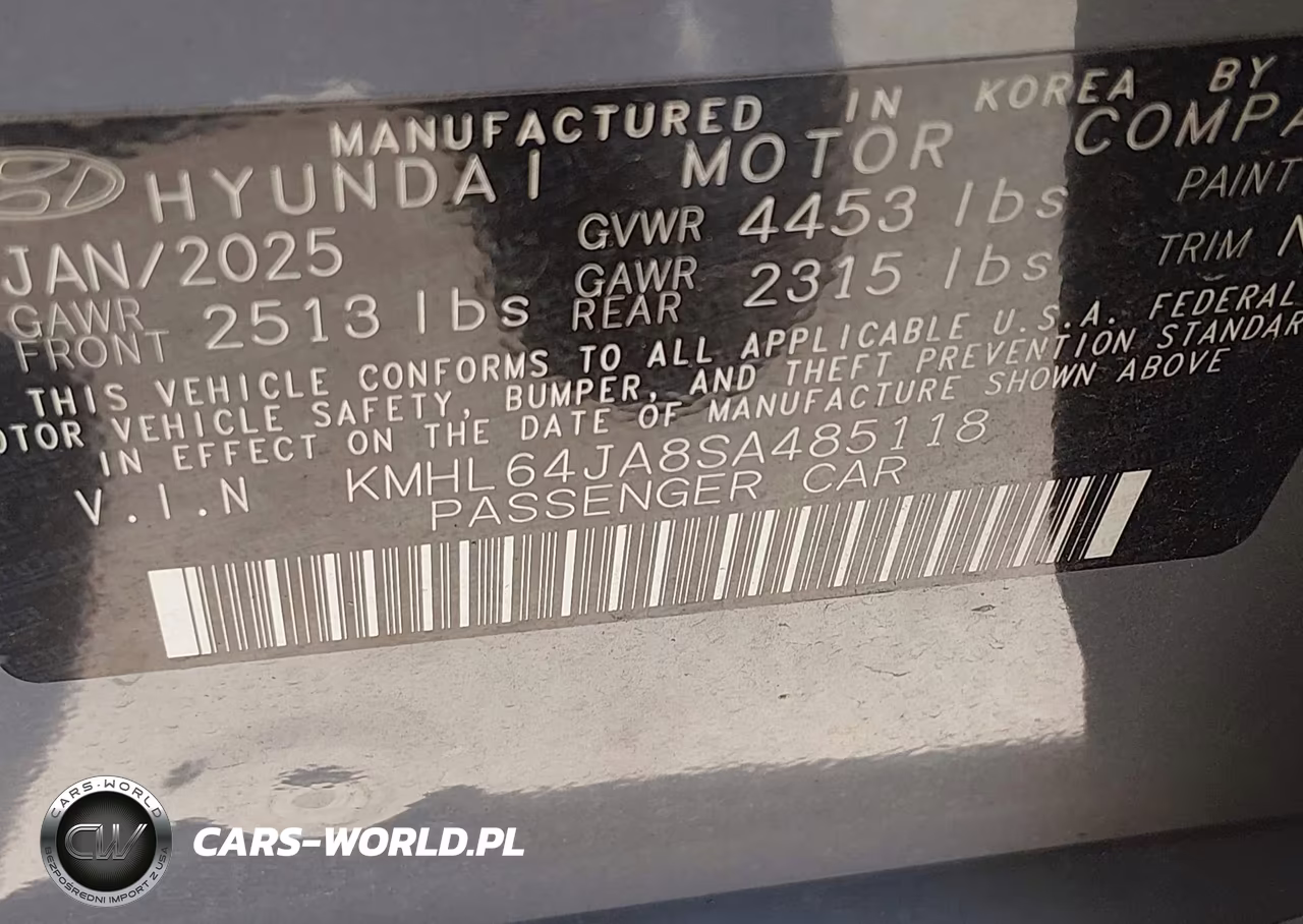 2025 Hyundai Sonata Sel VIN:KMHL64JA8SA485118 - 9