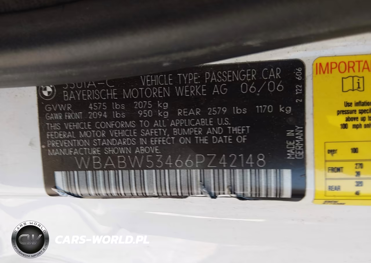 2006 BMW 330Ci VIN:WBABW53466PZ42148 - 9