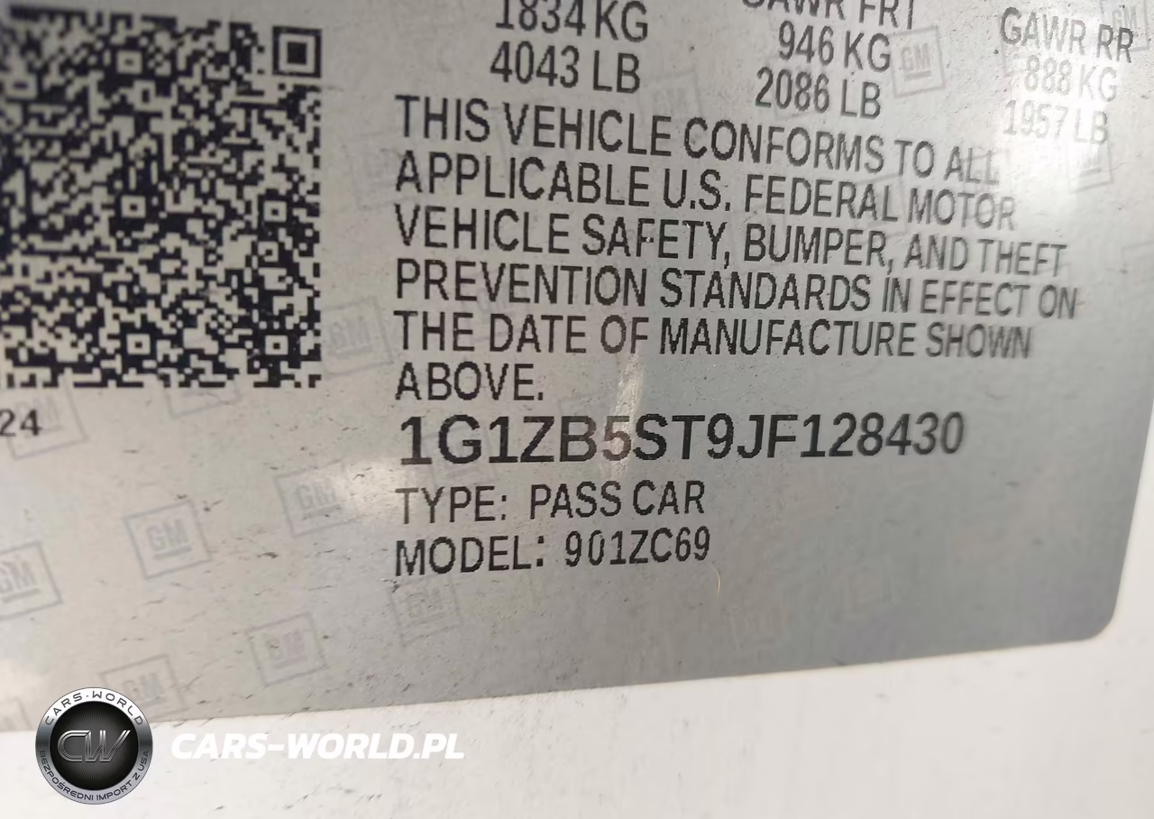2018 Chevrolet Malibu 1Ls VIN:1G1ZB5ST9JF128430 - 9
