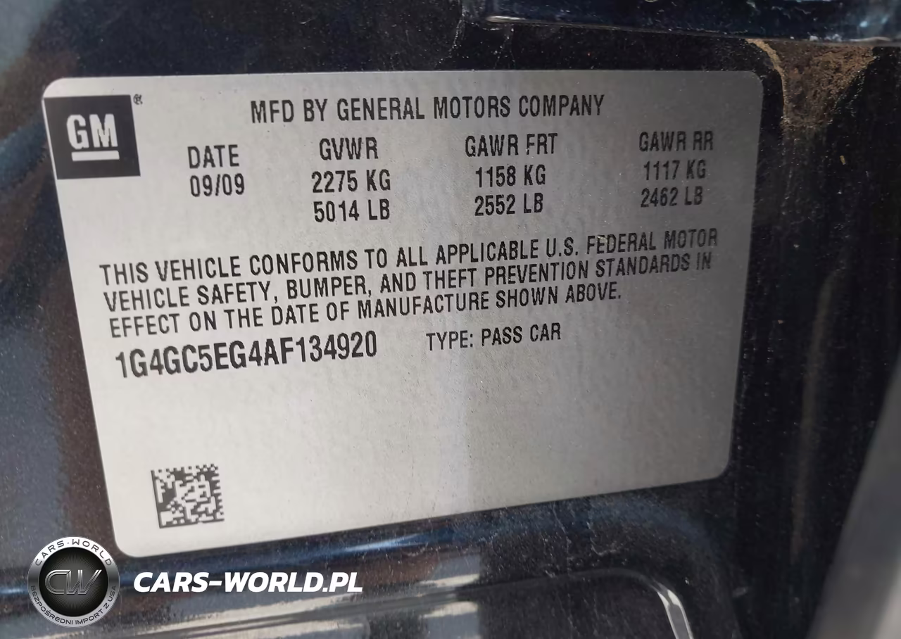 2010 Buick Lacrosse Cxl VIN:1G4GC5EG4AF134920 - 9