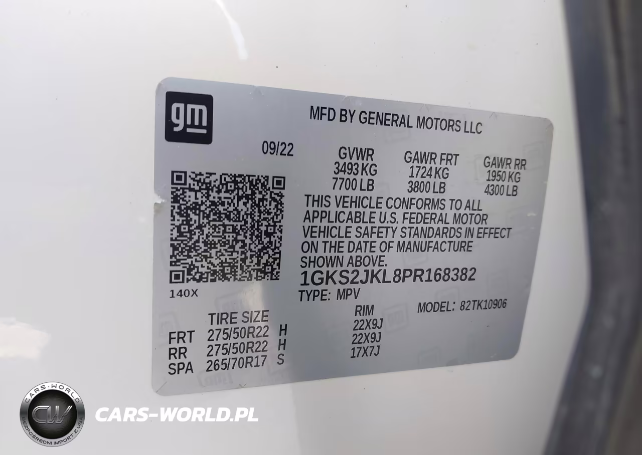 2023 GMC Yukon Xl 4Wd Denali VIN:1GKS2JKL8PR168382 - 9