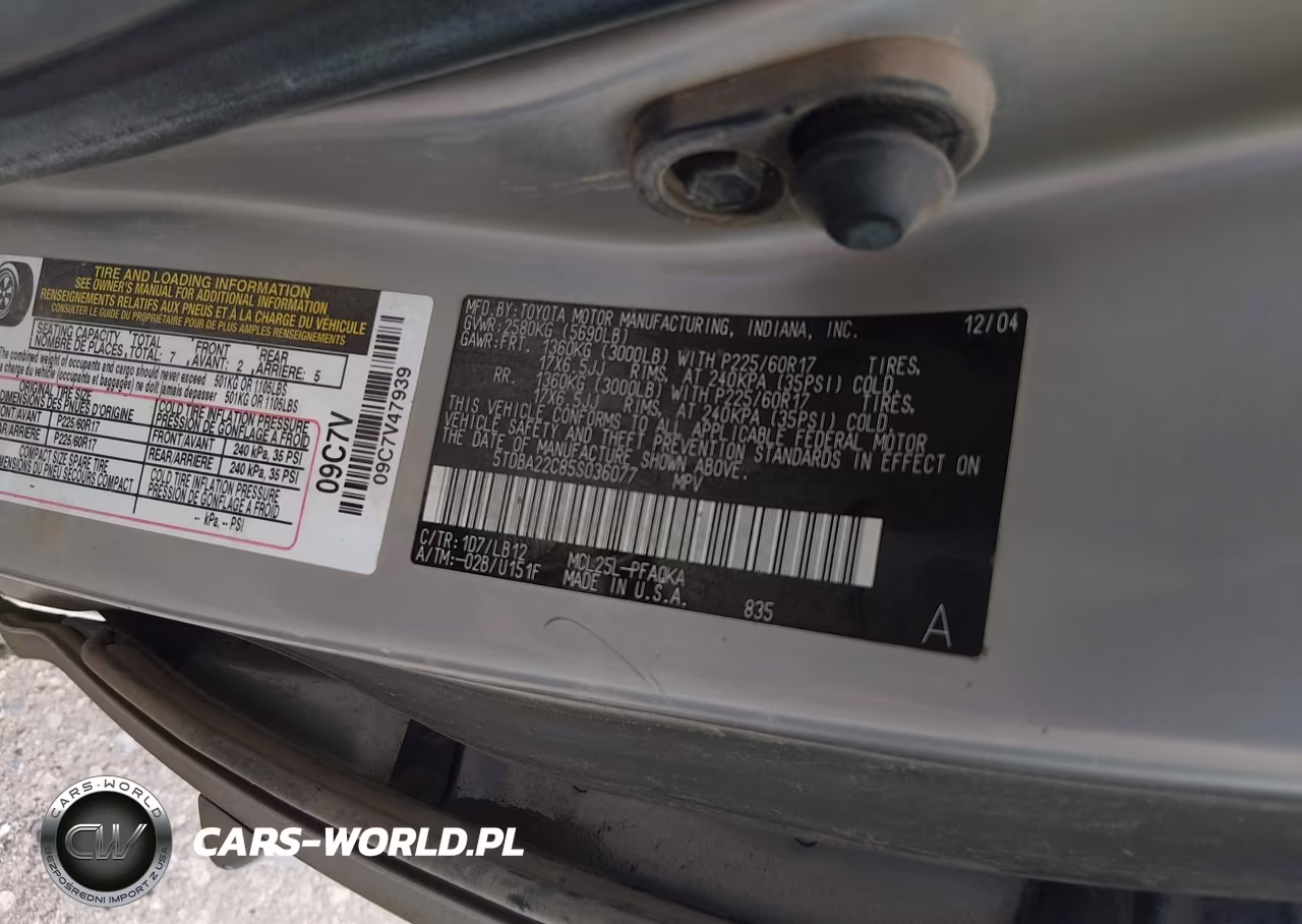 2005 Toyota Sienna Xle Limited VIN:5TDBA22C85S036077 - 9