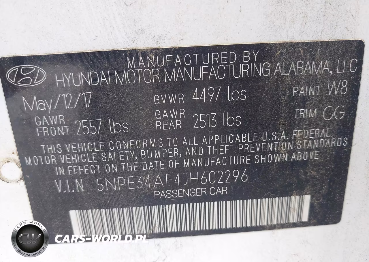2018 Hyundai Sonata Sel VIN:5NPE34AF4JH602296 - 9