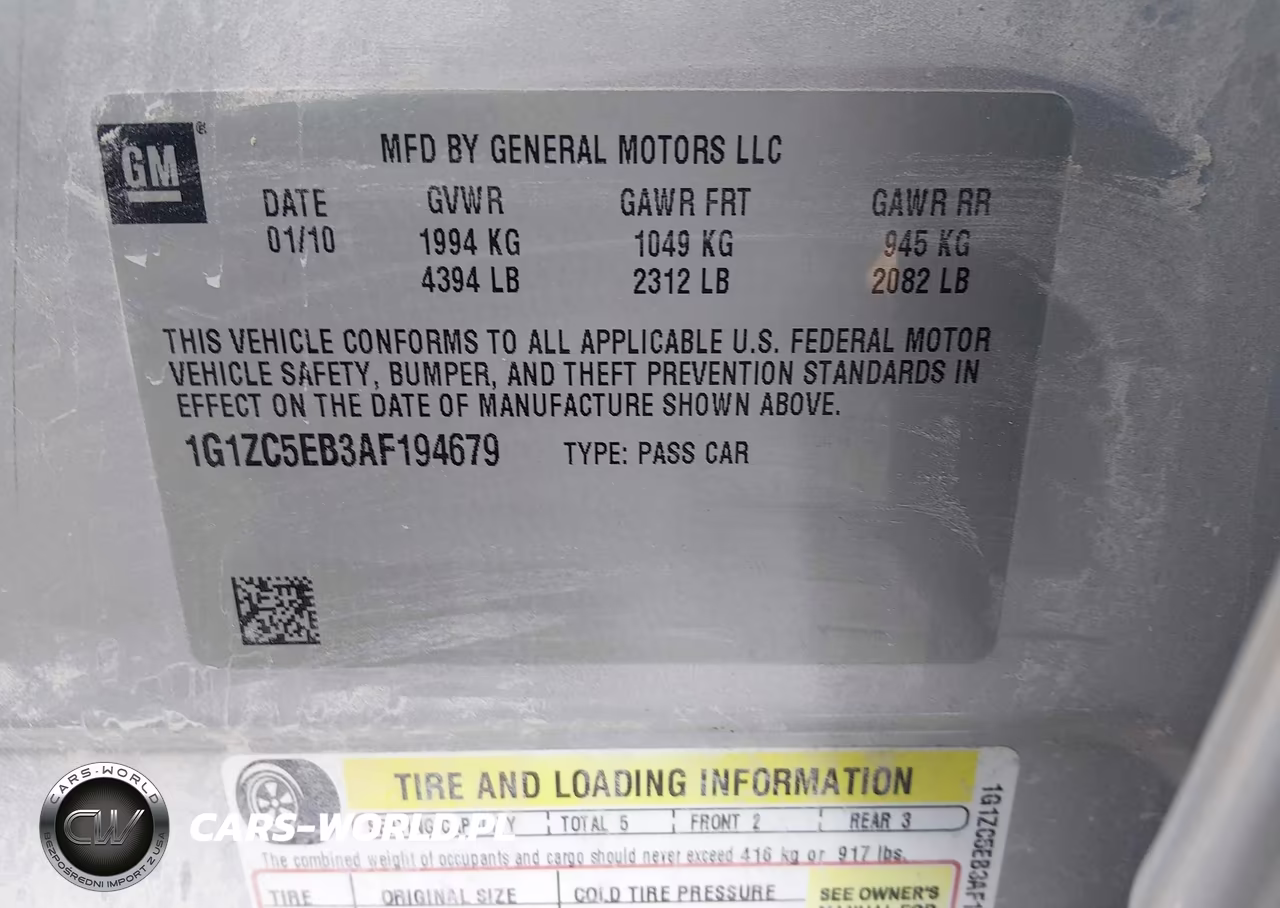 2010 Chevrolet Malibu Lt VIN:1G1ZC5EB3AF194679 - 9