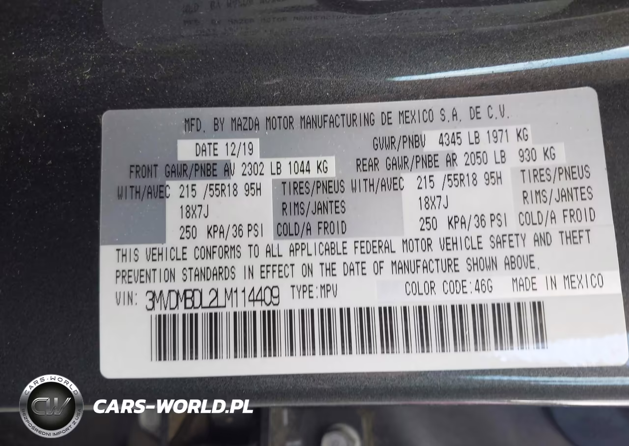 2020 Mazda Cx-30 Preferred Package VIN:3MVDMBDL2LM114409 - 9