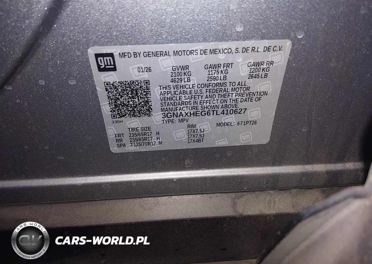 2026 Chevrolet Equinox Fwd Lt VIN:3GNAXHEG6TL410627 - 9
