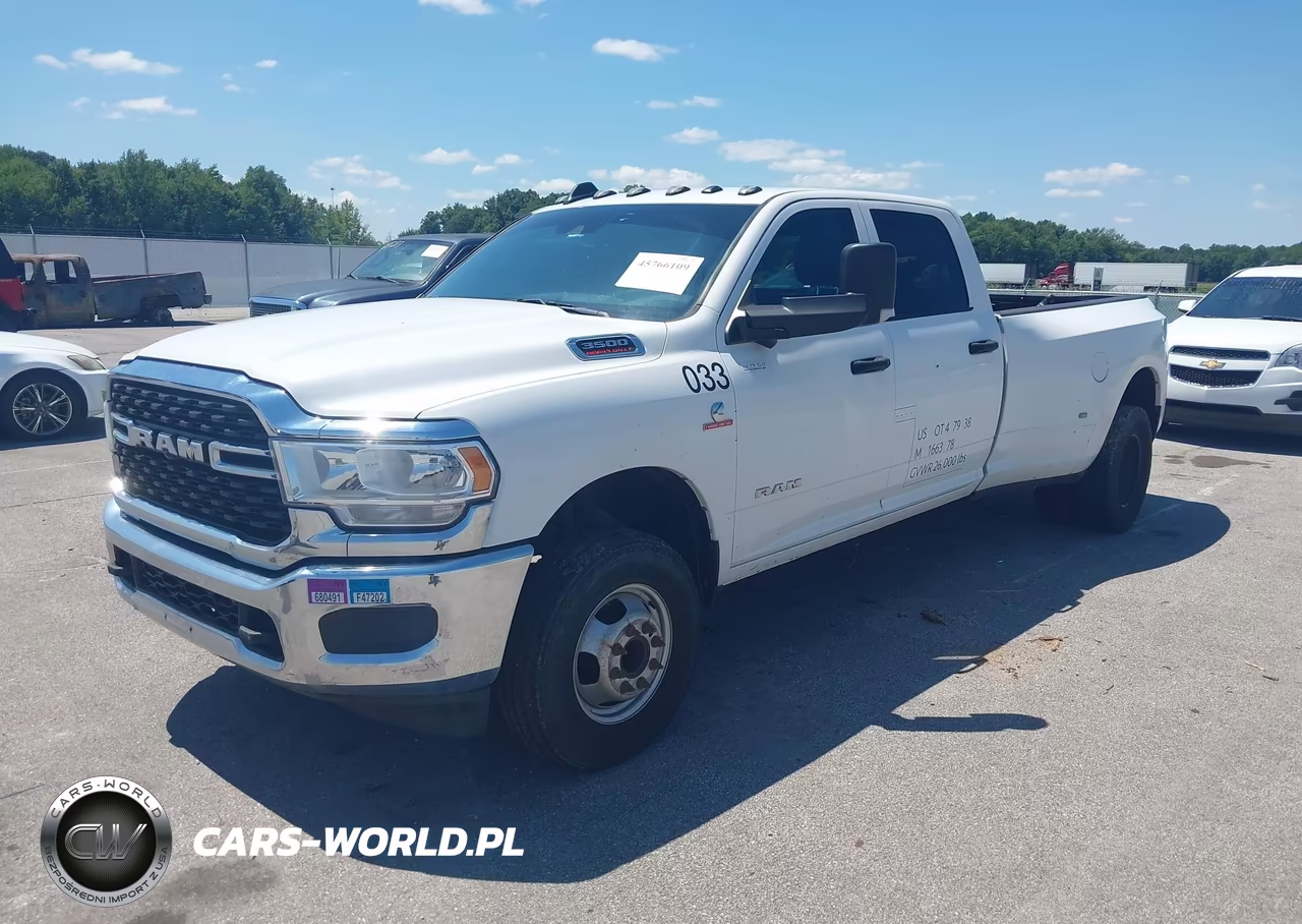 2022 Ram 3500 Tradesman 4X4 8' Box VIN:3C63RRGL4NG105349 - 2