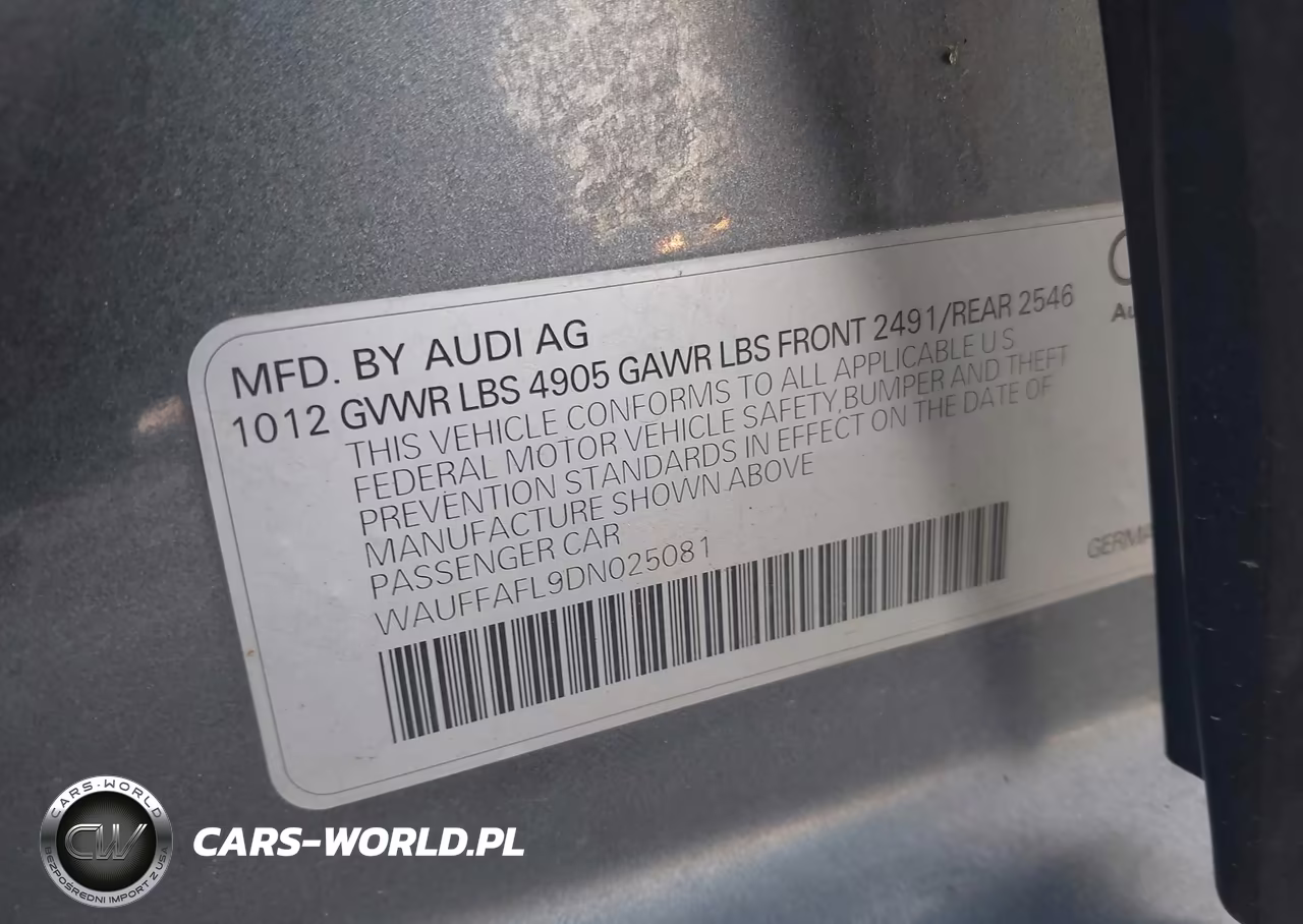 2013 Audi A4 2.0T Premium VIN:WAUFFAFL9DN025081 - 9