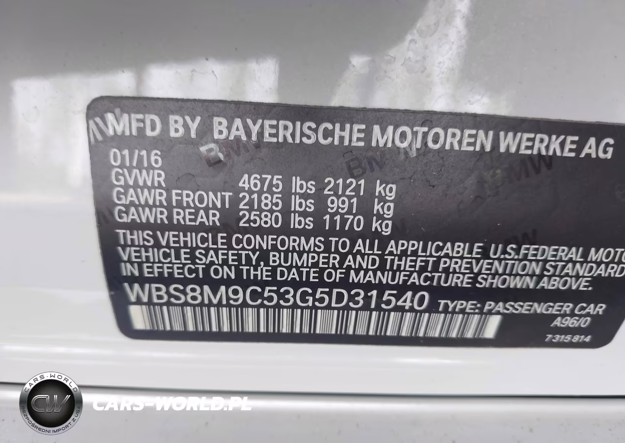 2016 BMW M3 VIN:WBS8M9C53G5D31540 - 9