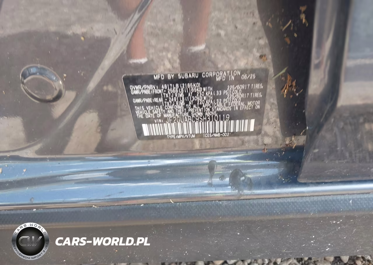 2025 Subaru Crosstrek VIN:JF2GUABC9SH310119 - 9