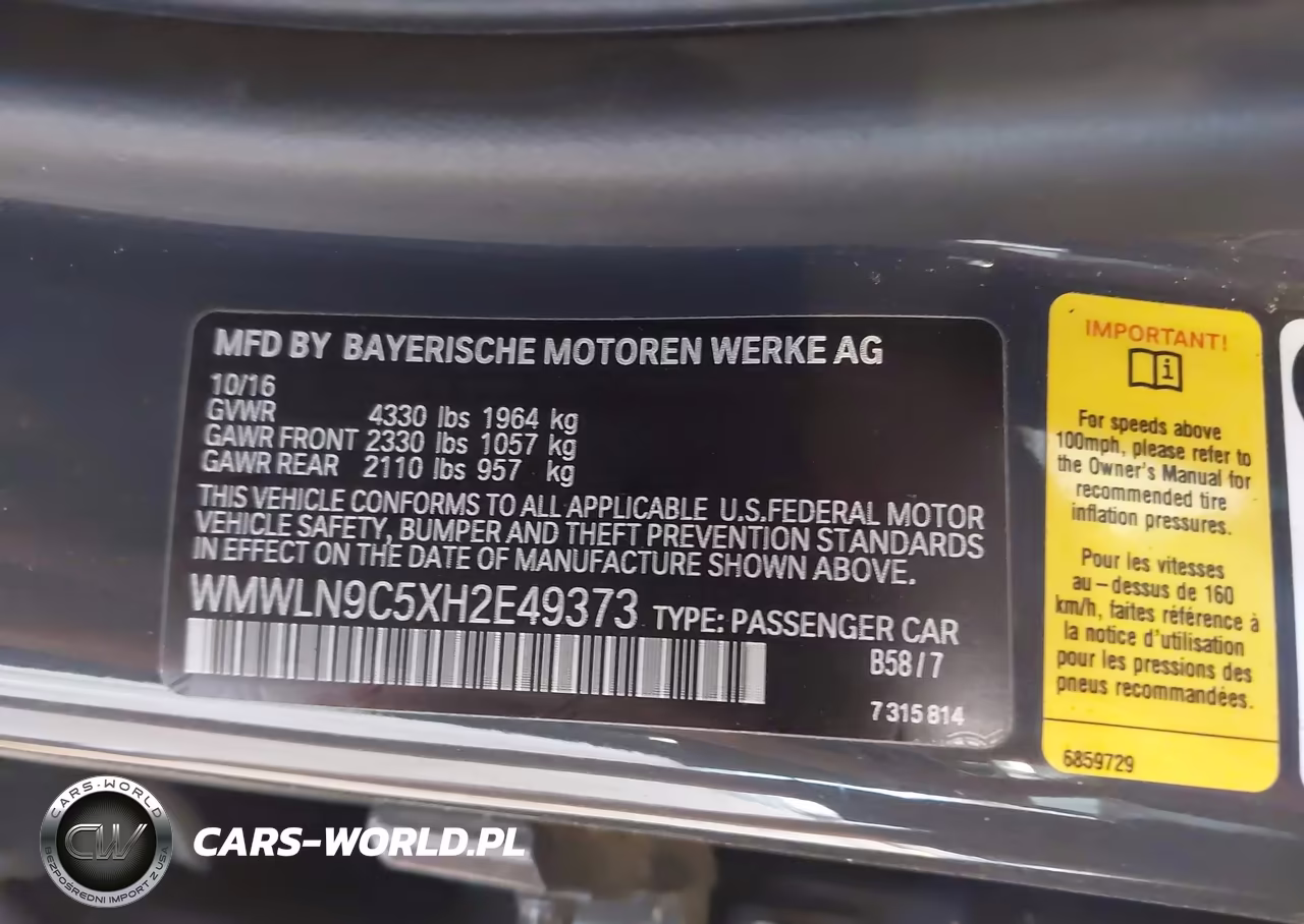 2017 Mini Clubman Cooper S VIN:WMWLN9C5XH2E49373 - 9