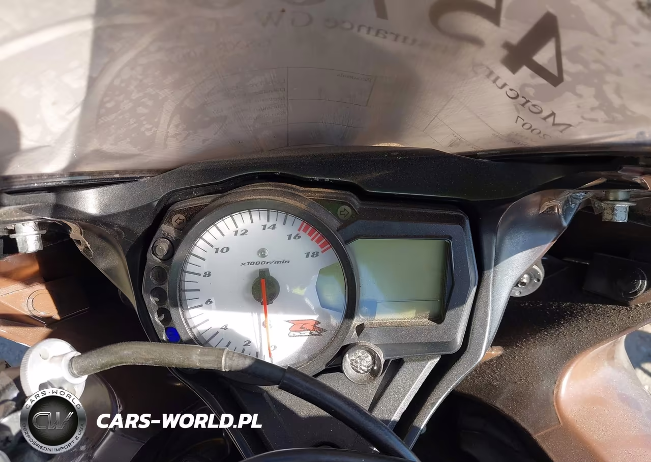 2007 Suzuki Gsx-R600 VIN:JS1GN7DA072109188 - 7