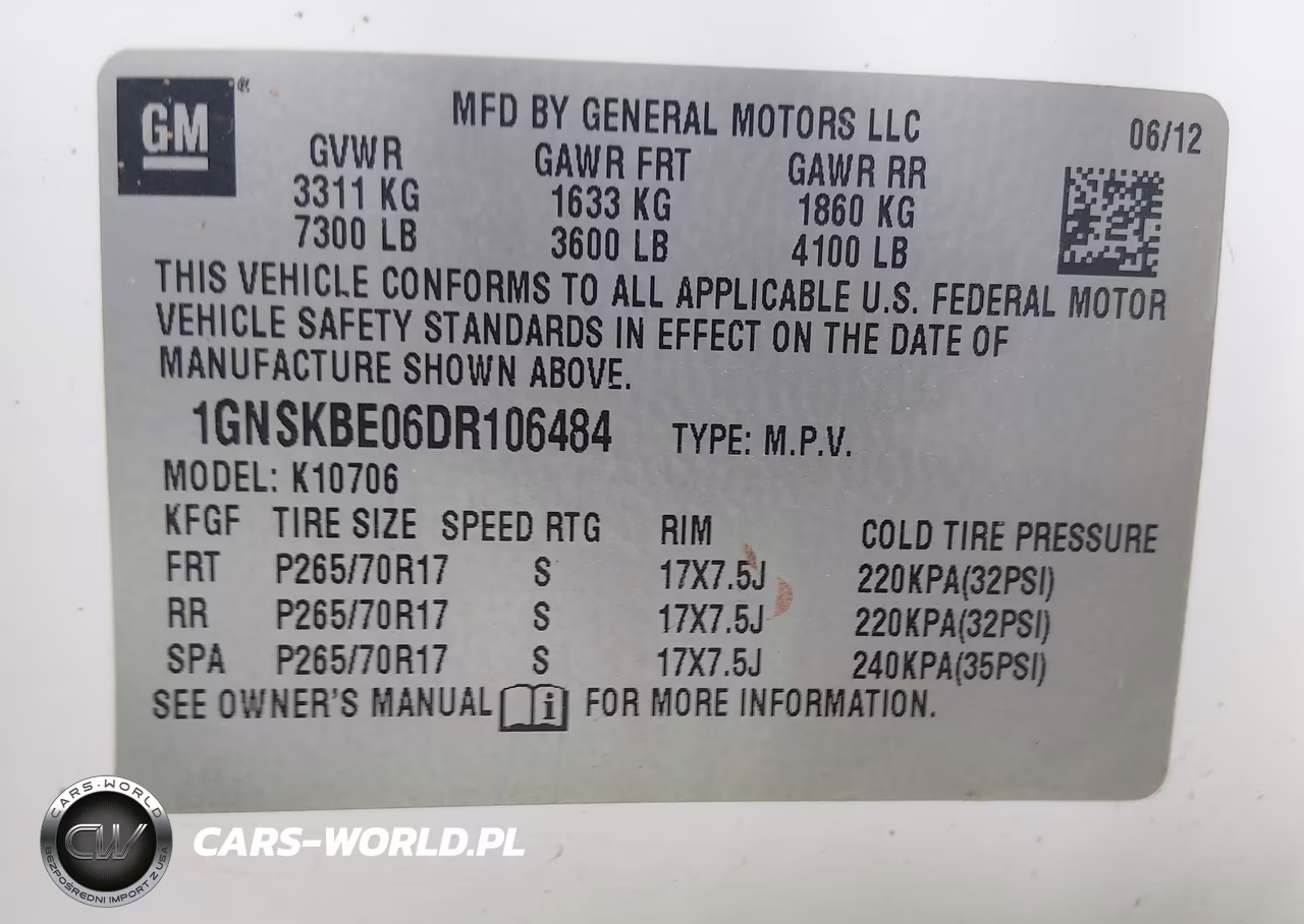 2013 Chevrolet Tahoe Lt VIN:1GNSKBE06DR106484 - 9