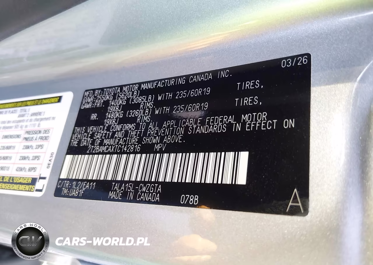 2026 Lexus Rx 350 Premium VIN:2T2BAMCAXTC142816 - 9