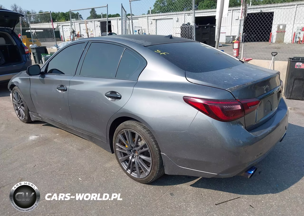 2018 Infiniti Q50 3.0T Red Sport 400 VIN:JN1FV7AR5JM700241 - 3