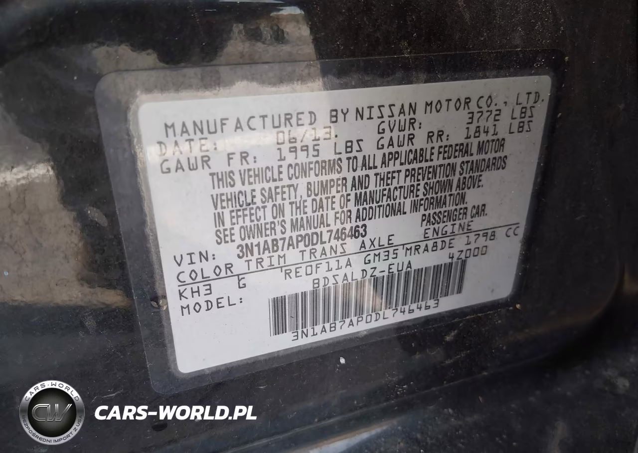 2013 Nissan Sentra S-Sv-Sr-Sl VIN:3N1AB7AP0DL746463 - 9