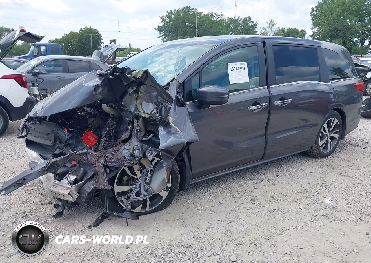 2021 Honda Odyssey Touring VIN:5FNRL6H87MB036447 - 2