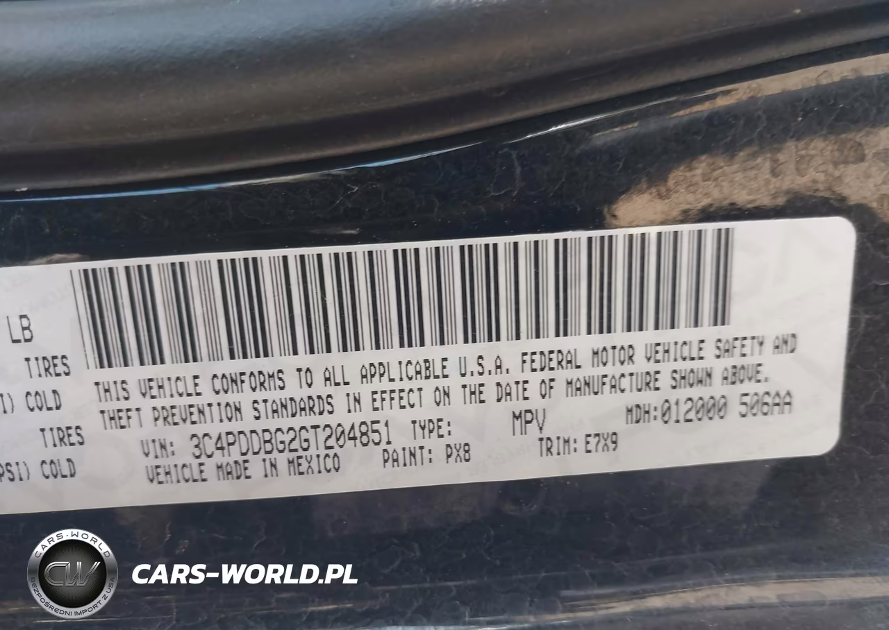 2016 Dodge Journey Sxt VIN:3C4PDDBG2GT204851 - 9