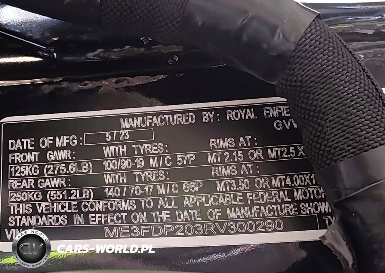 2024 Royal Enfield Motors Meteor 350 VIN:ME3FDP203RV300290 - 10
