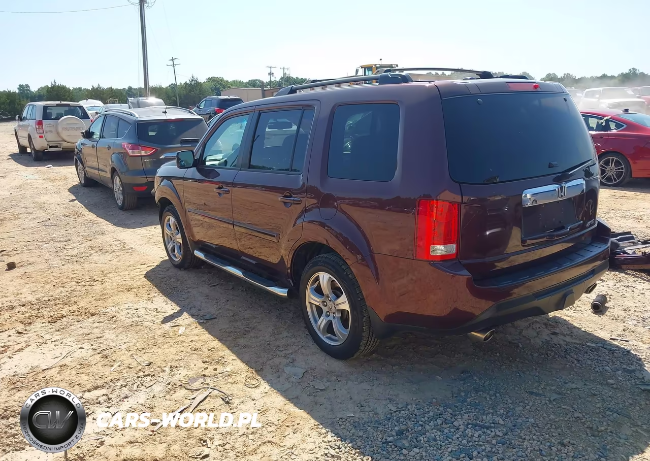 2015 Honda Pilot Ex-L VIN:5FNYF4H5XFB073122 - 3