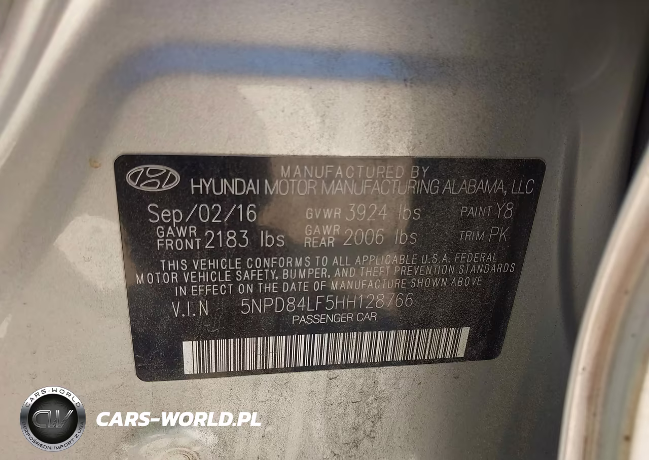 2017 Hyundai Elantra Se VIN:5NPD84LF5HH128766 - 9