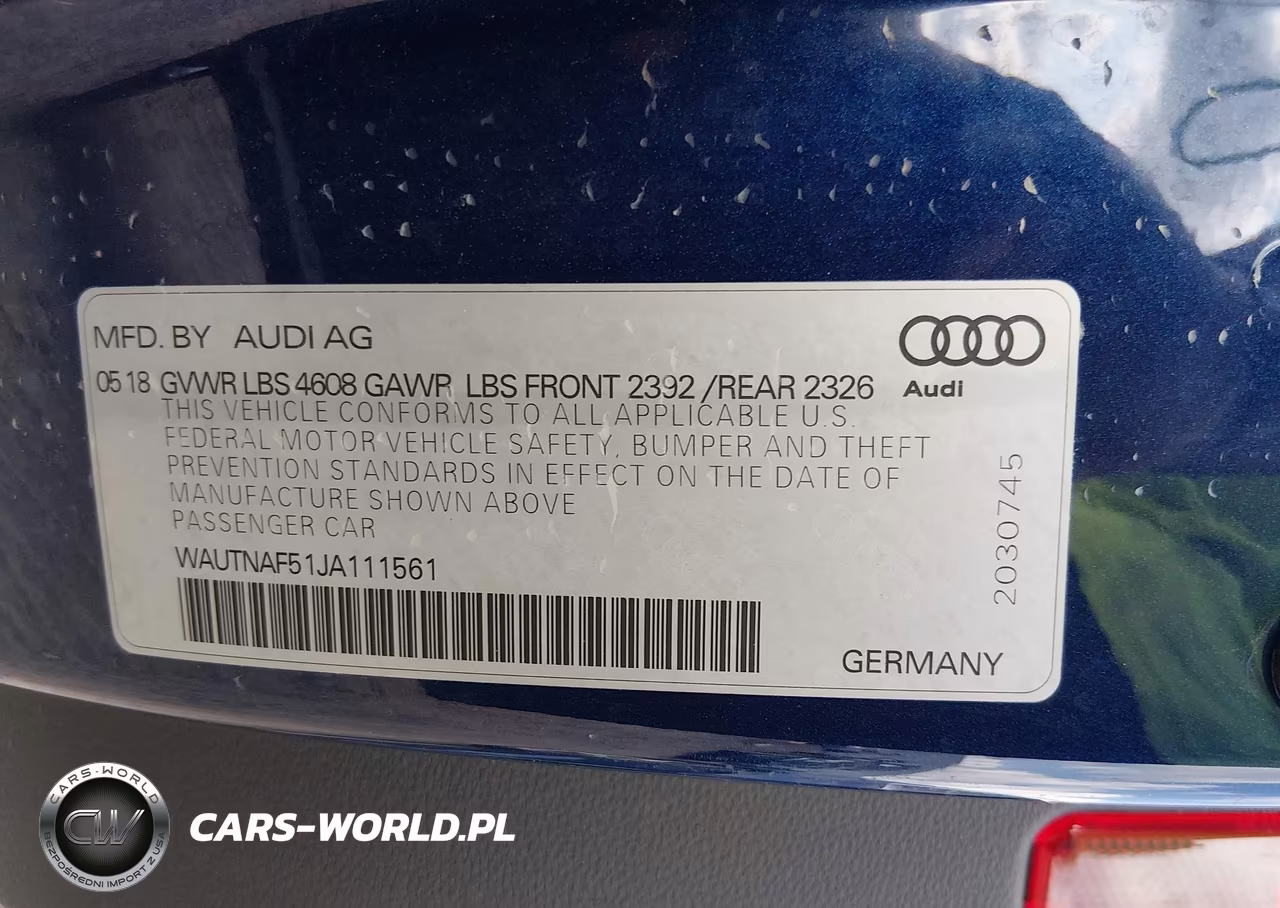2018 Audi A5 2.0T Premium VIN:WAUTNAF51JA111561 - 9