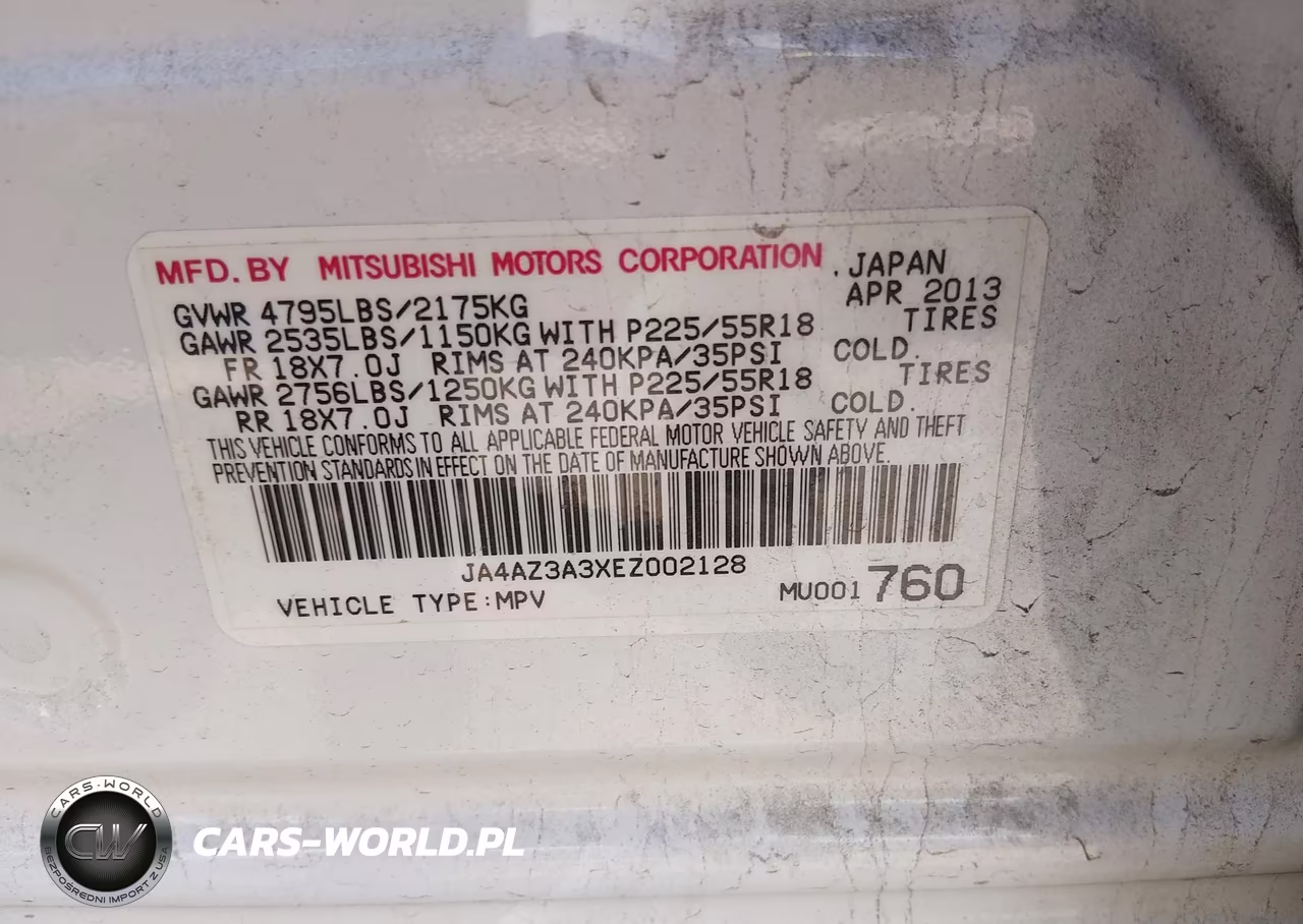 2014 Mitsubishi Outlander Se VIN:JA4AZ3A3XEZ002128 - 9