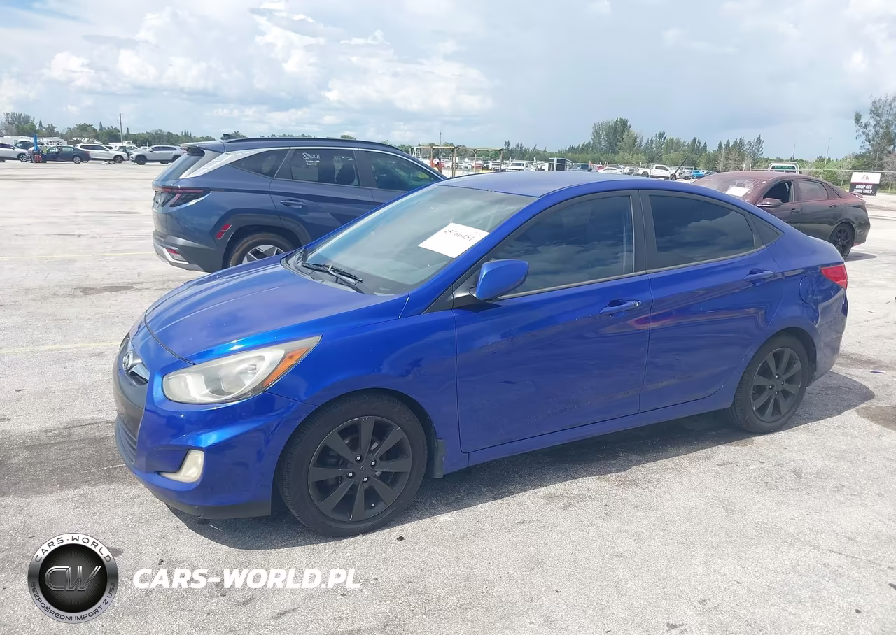 2012 Hyundai Accent Gls VIN:KMHCU4AE0CU247644 - 13