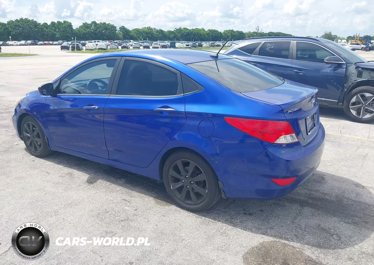 2012 Hyundai Accent Gls VIN:KMHCU4AE0CU247644 - 3