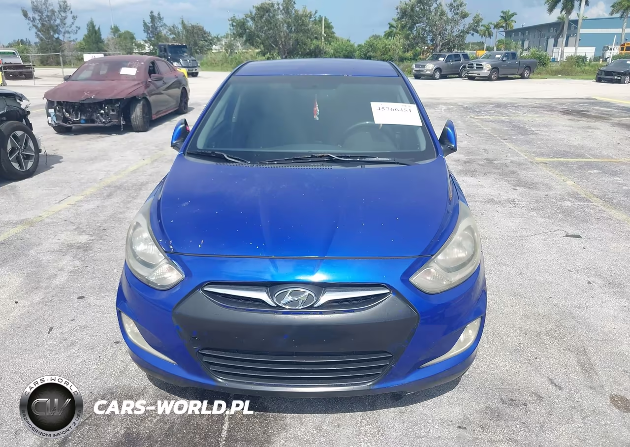 2012 Hyundai Accent Gls VIN:KMHCU4AE0CU247644 - 6