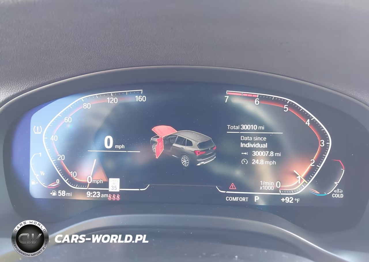 2022 BMW X3 xDrive30I VIN:5UX53DP00N9L95051 - 7