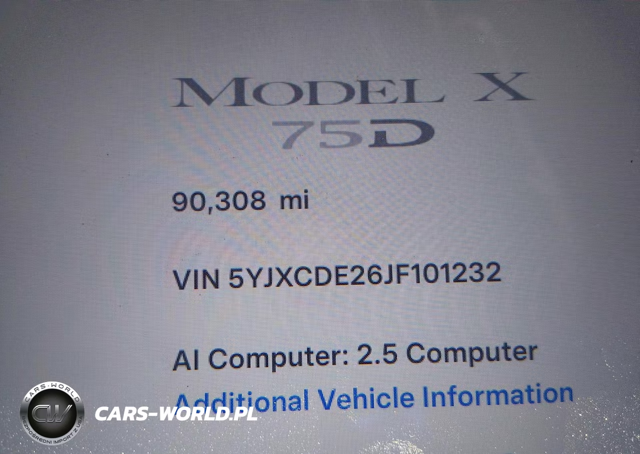2018 Tesla Model X 100D-75D-P100D VIN:5YJXCDE26JF101232 - 15