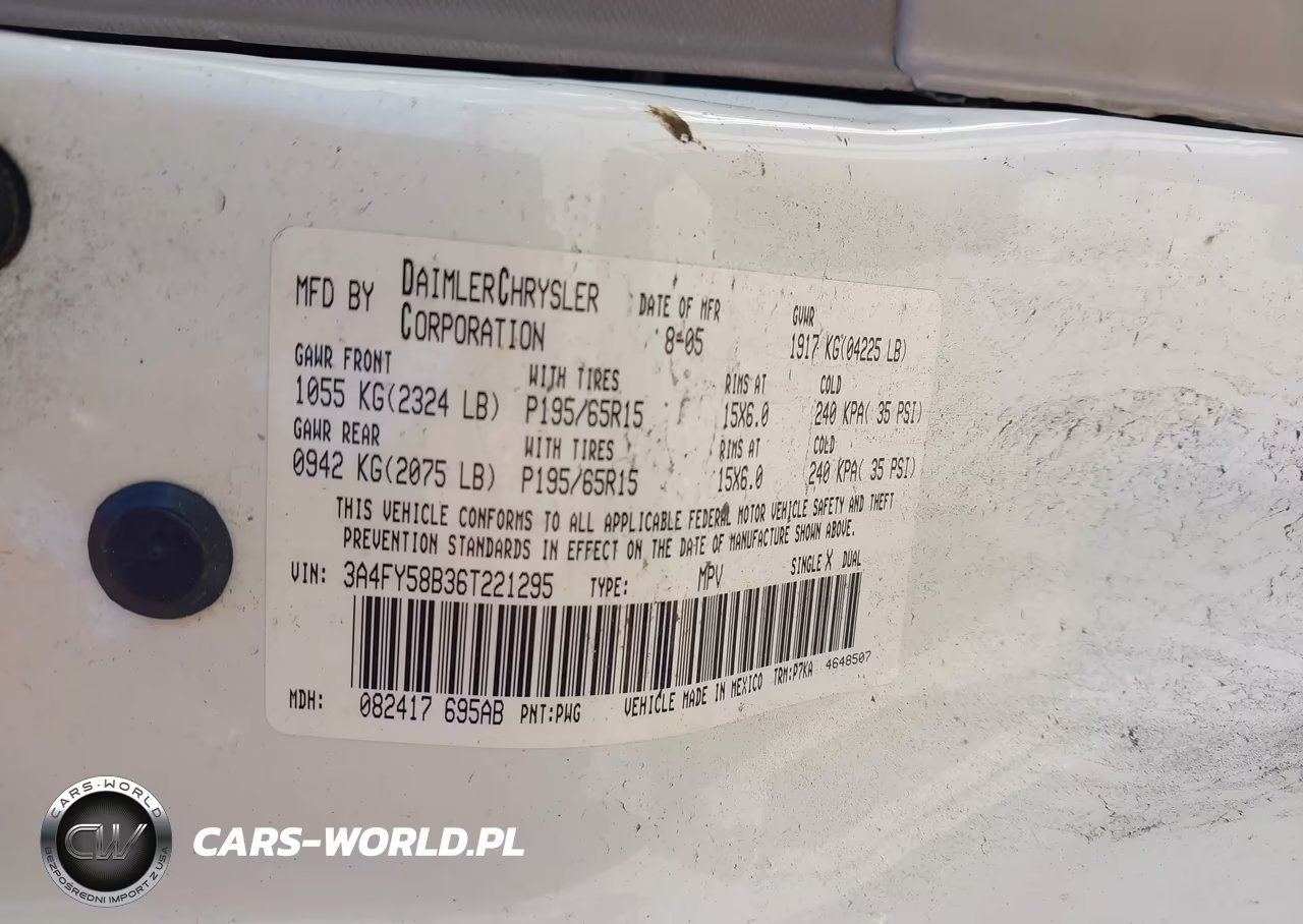 2006 Chrysler Pt Cruiser Touring VIN:3A4FY58B36T221295 - 9