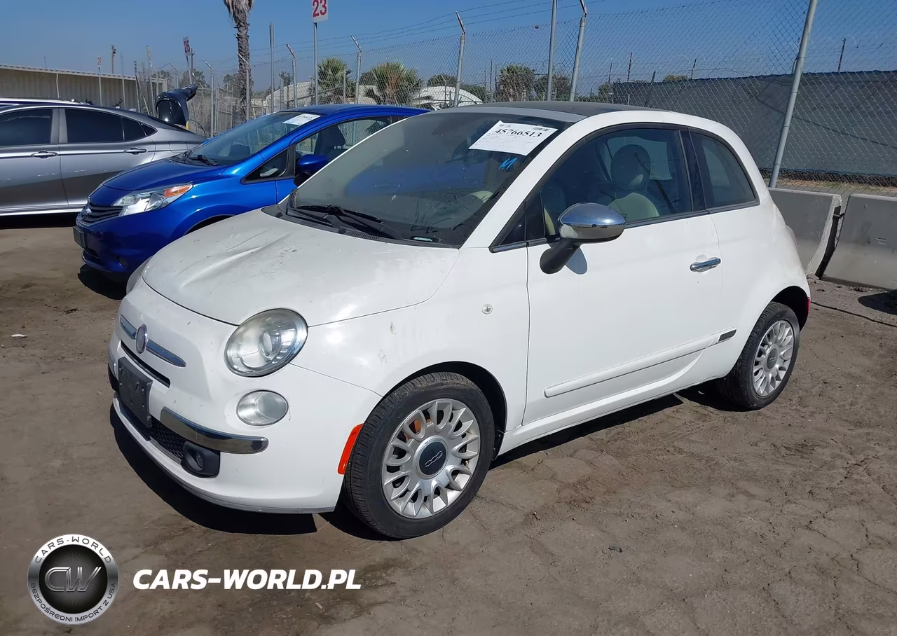 2013 Fiat 500 Lounge VIN:3C3CFFCRXDT533091 - 2