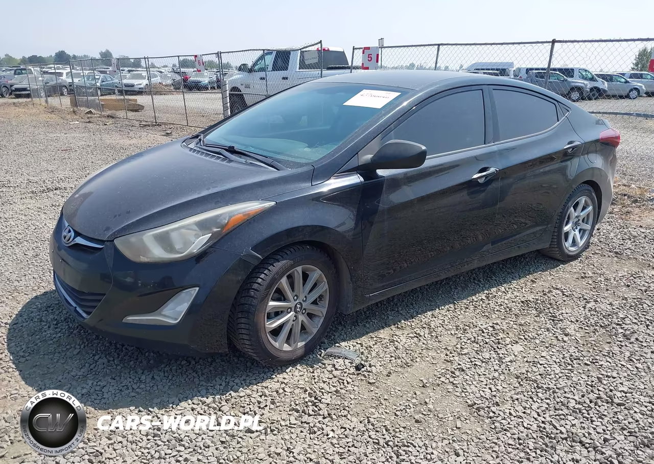 2014 Hyundai Elantra Se VIN:KMHDH4AEXEU074646 - 2