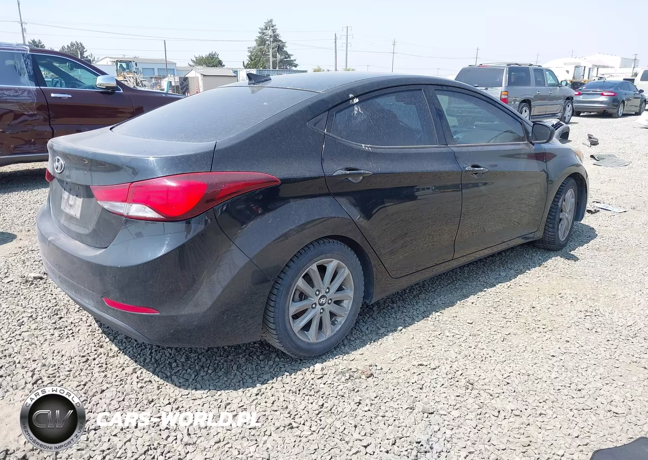 2014 Hyundai Elantra Se VIN:KMHDH4AEXEU074646 - 4