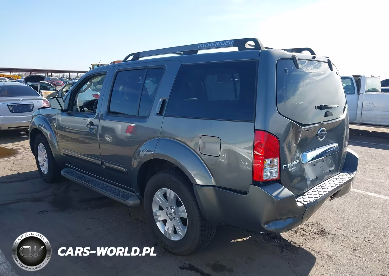 2007 Nissan Pathfinder Le VIN:5N1AR18U27C628363 - 3