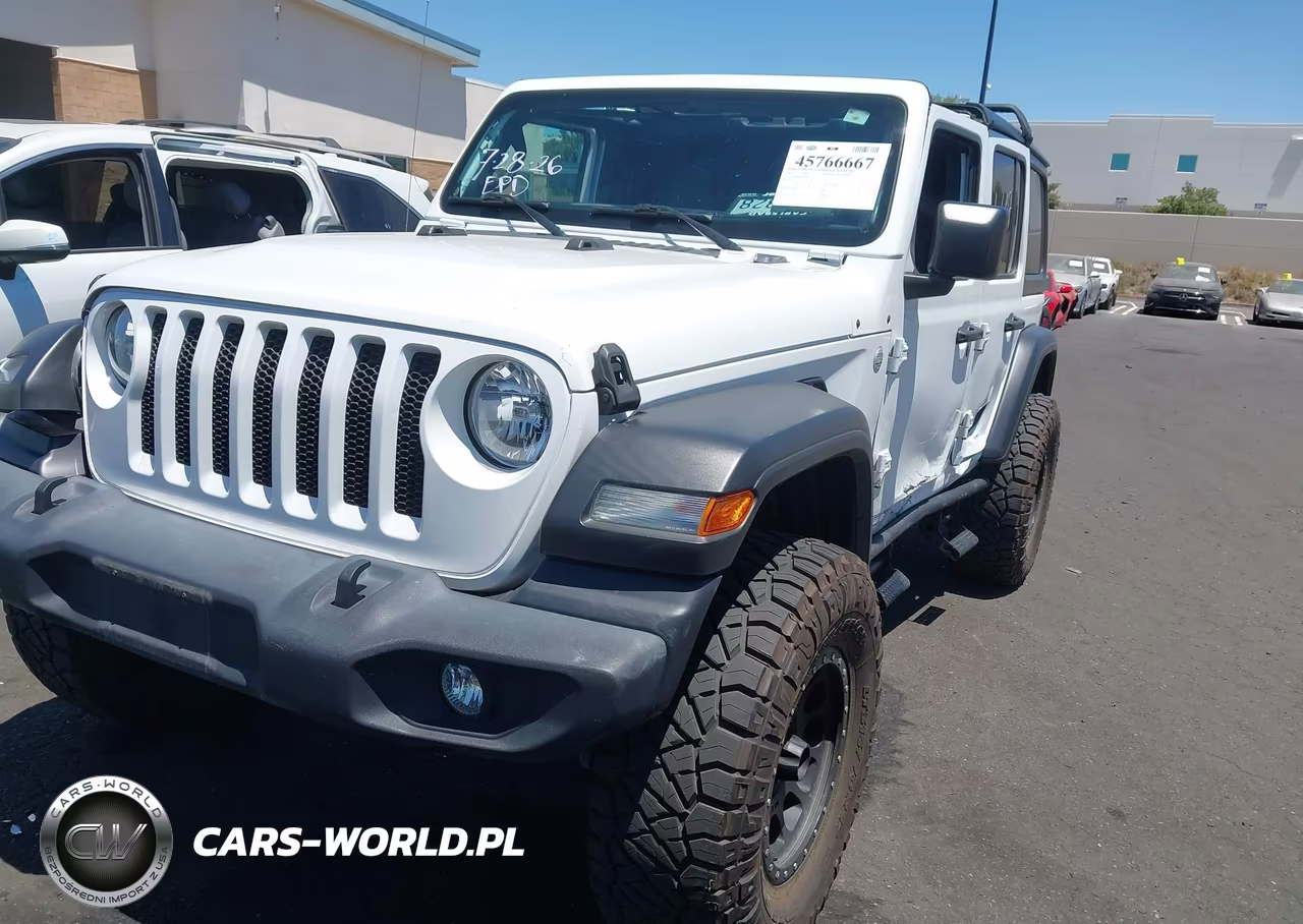 2019 Jeep Wrangler Unlimited Sport S 4X4 VIN:1C4HJXDN1KW670865 - 2
