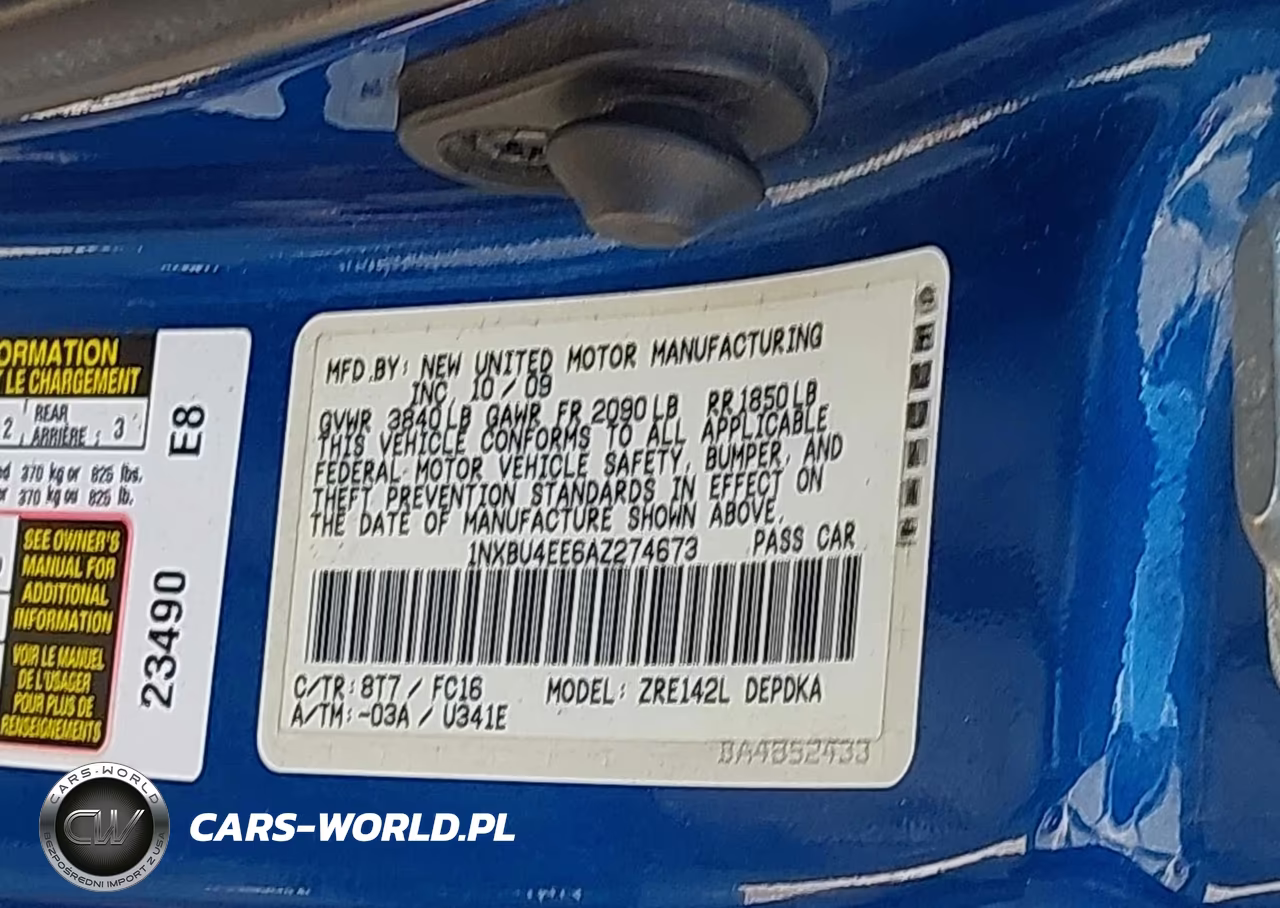 2010 Toyota Corolla Le VIN:1NXBU4EE6AZ274673 - 9
