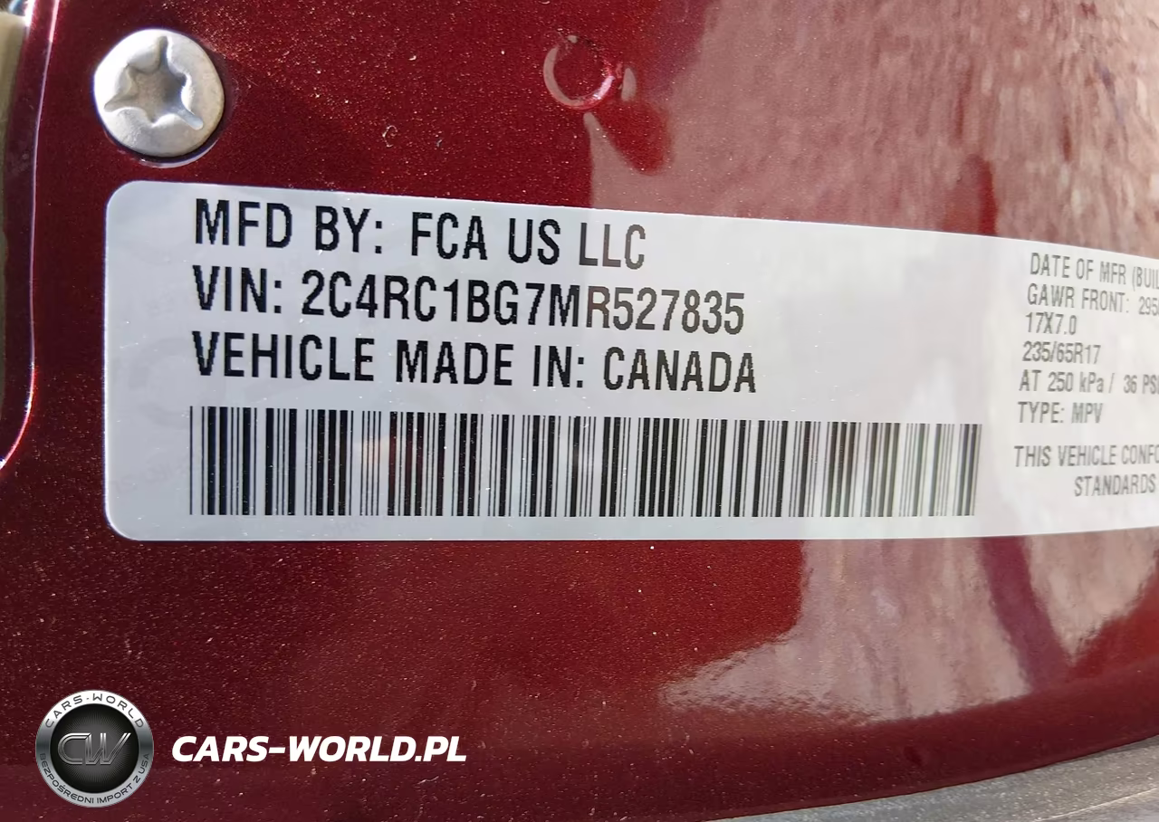 2021 Chrysler Pacifica Touring L VIN:2C4RC1BG7MR527835 - 9