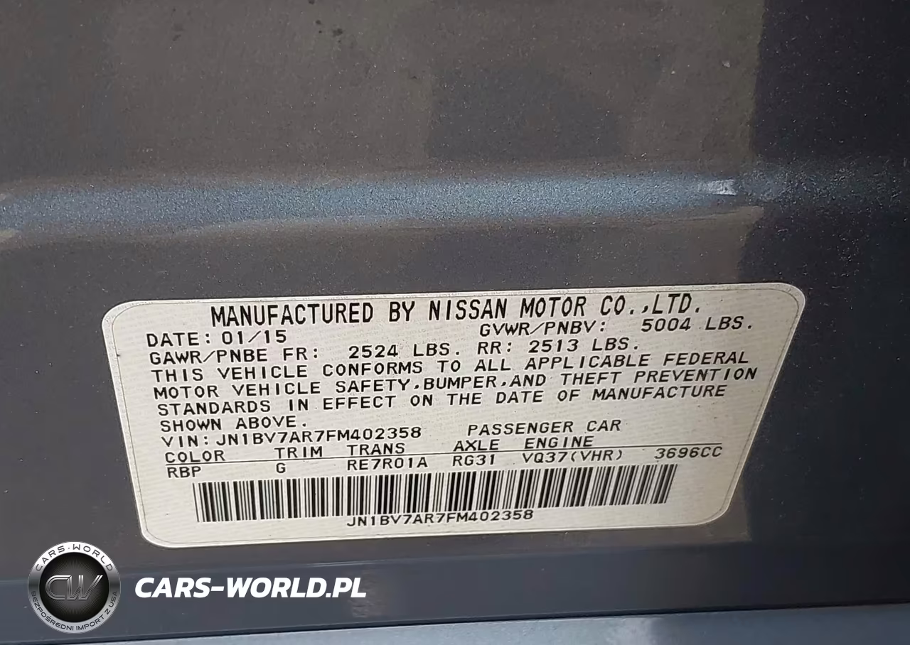 2015 Infiniti Q50 Premium VIN:JN1BV7AR7FM402358 - 9