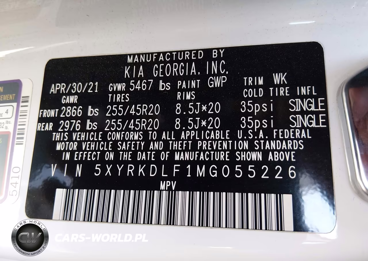 2021 Kia Sorento Sx Prestige VIN:5XYRKDLF1MG055226 - 9