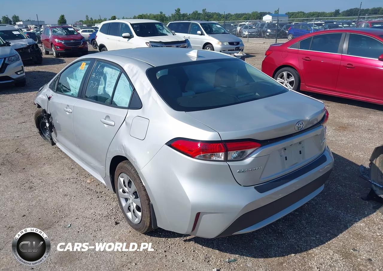 2022 Toyota Corolla Le VIN:5YFEPMAE0NP360417 - 3