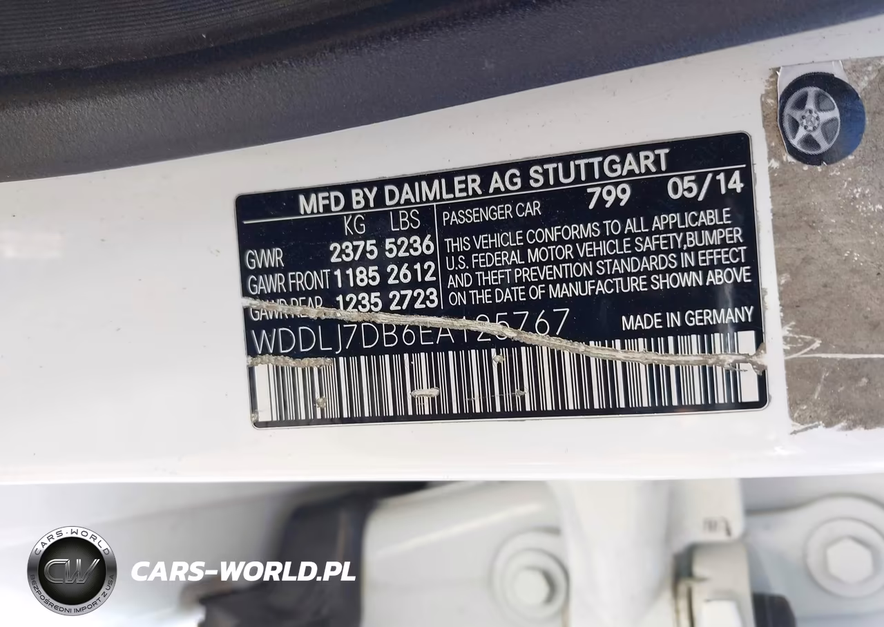 2014 Mercedes-Benz Cls 550 VIN:WDDLJ7DB6EA125767 - 9