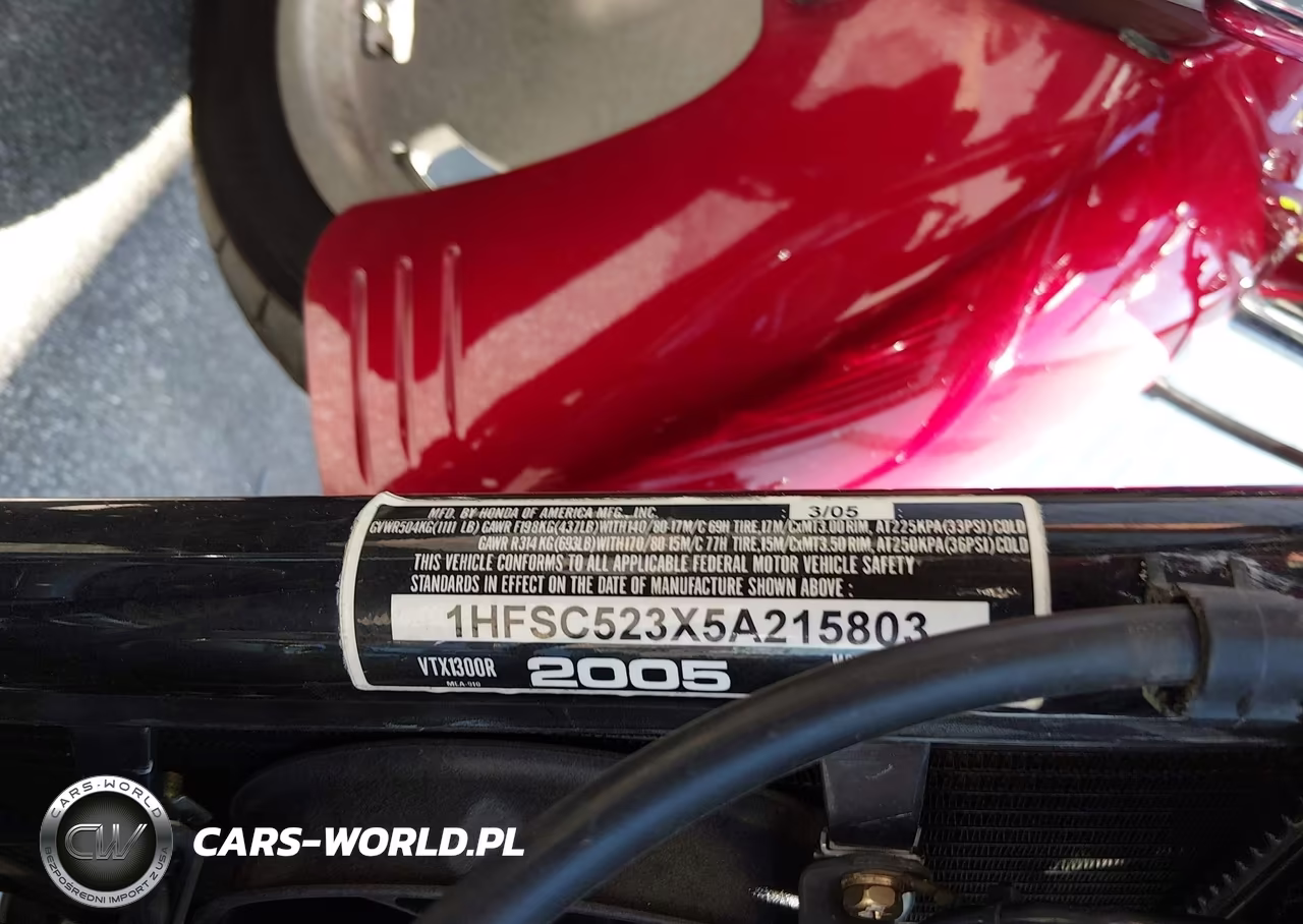 2005 Honda Vtx1300 R VIN:1HFSC523X5A215803 - 10