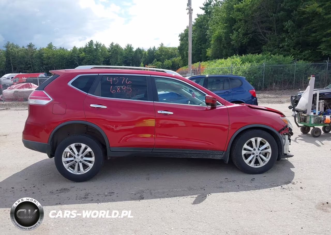 2016 Nissan Rogue Sv VIN:KNMAT2MVXGP723059 - 14